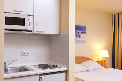 TRYP by Wyndham Hotel Lübeck Aquamarin double room with kitchenette